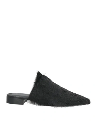 Ferragamo Woman Mules & Clogs Black Size 8 Lambskin