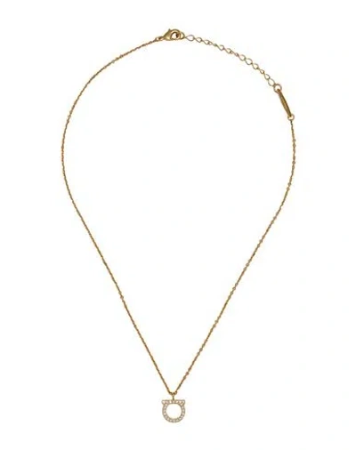 Ferragamo Woman Necklace Gold Size - Metal