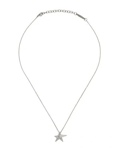 Ferragamo Woman Necklace Silver Size - Metal