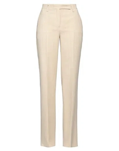 Ferragamo Woman Pants Beige Size 4 Viscose, Elastane