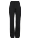Ferragamo Black Viscose Blend Pant In Black