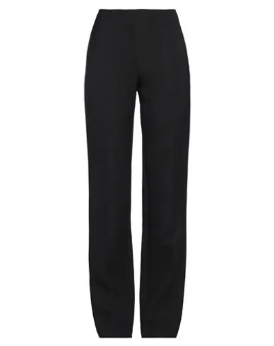FERRAGAMO FERRAGAMO WOMAN PANTS BLACK SIZE 6 VISCOSE, POLYAMIDE, ELASTANE