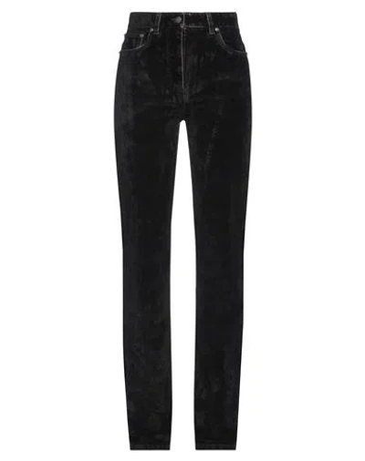 Ferragamo Woman Pants Black Size 6 Cotton, Viscose, Elastane