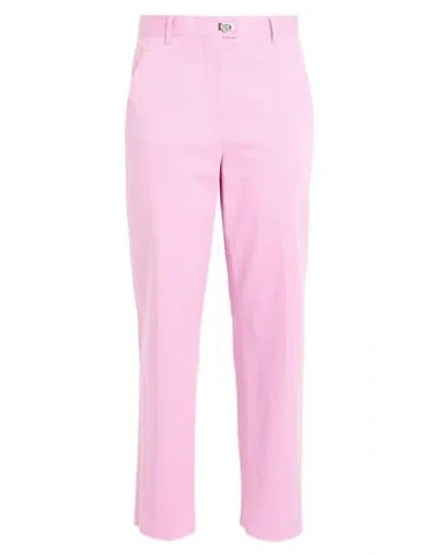 Ferragamo Woman Pants Pink Size 8 Cotton, Elastane