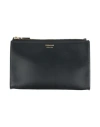 Ferragamo Woman Pouch Black Size - Calfskin In Black
