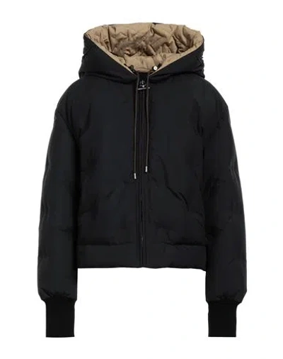 Ferragamo Woman Puffer Black Size 8 Polyester
