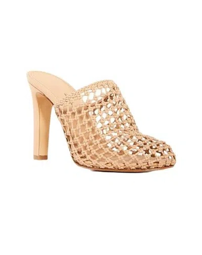 Ferragamo Ellas X5 Womens Evening Woven Heels In Beige