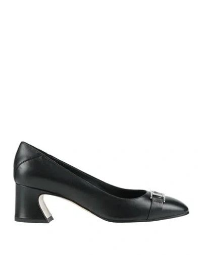 Ferragamo Woman Pumps Black Size 10.5 Calfskin