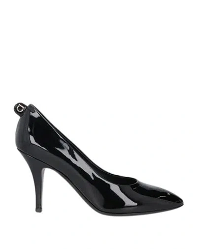 Ferragamo Woman Pumps Black Size 5.5 Calfskin