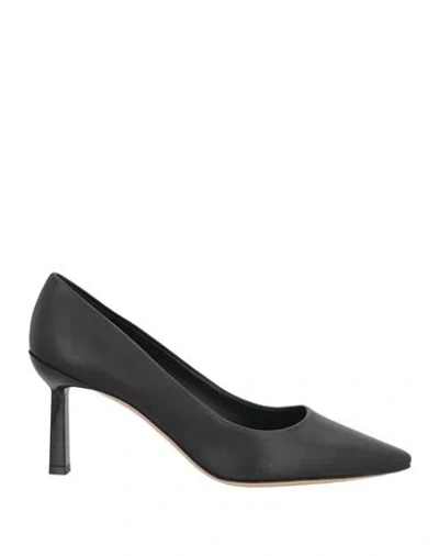 Ferragamo Woman Pumps Black Size 6 Lambskin