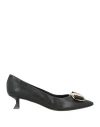 Ferragamo Varina 60mm Bow-detail Leather Pumps In Black