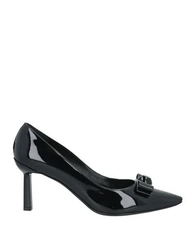 Ferragamo Woman Pumps Black Size 6.5 Calfskin