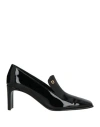 Ferragamo Woman Pumps Black Size 7 Calfskin In Black