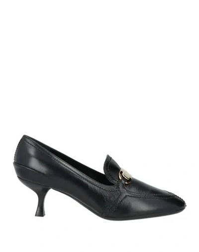 Ferragamo Woman Pumps Black Size 7.5 Leather