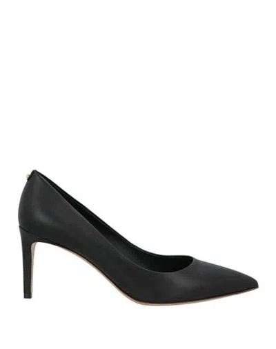 Ferragamo Woman Pumps Black Size 7.5 Leather