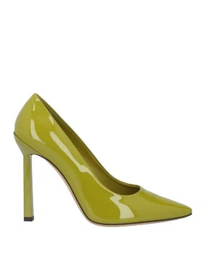 Ferragamo Woman Pumps Light Green Size 8 Calfskin