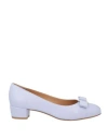 Ferragamo Woman Pumps Lilac Size 8 Leather In Purple