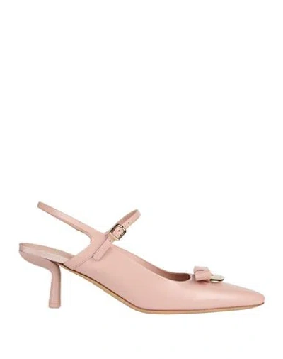 Ferragamo Woman Pumps Pink Size 6.5 Calfskin