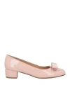 Ferragamo Woman Pumps Pink Size 5.5 Soft Leather