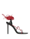 Ferragamo Strappy Stiletto Sandals In Black