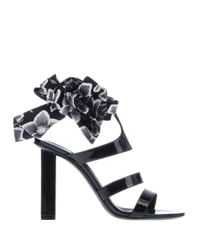 Ferragamo Sandals In Black