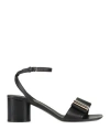 Ferragamo Woman Sandals Black Size 8.5 Leather