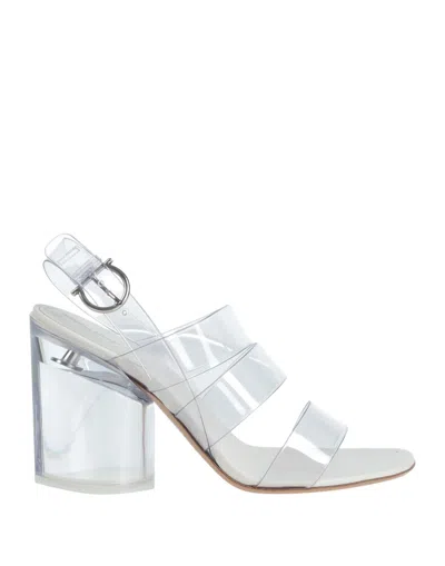 Ferragamo Sandals In Transparent