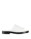 Ferragamo Woman Sandals White Size 8 Calfskin In White