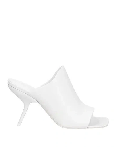 Ferragamo Woman Sandals White Size 8 Leather