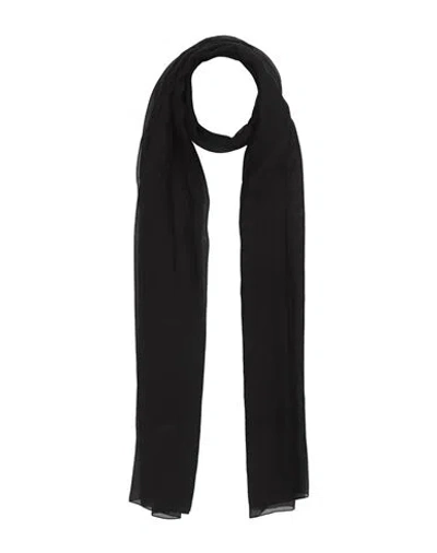 Ferragamo Woman Scarf Black Size - Silk