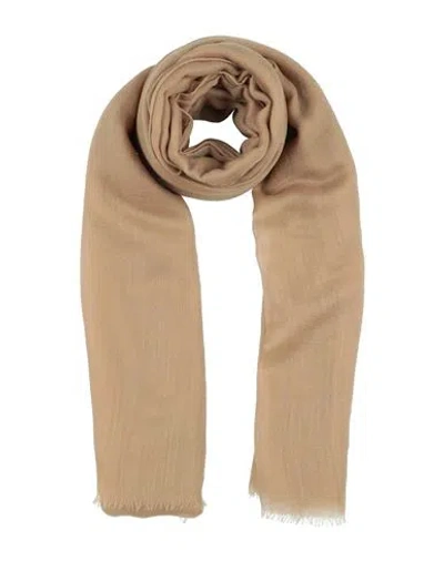 Ferragamo Woman Scarf Camel Size - Cashmere In Brown