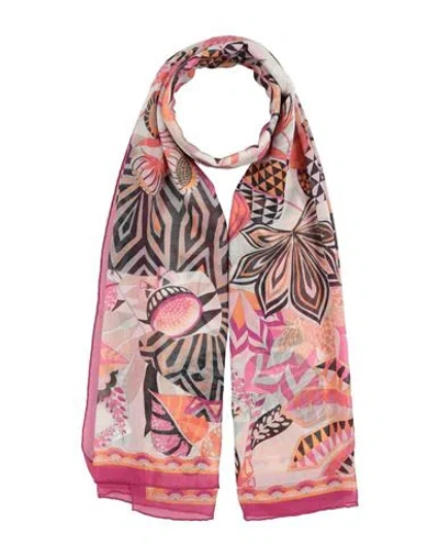 Ferragamo Woman Scarf Fuchsia Size - Cotton In Pink