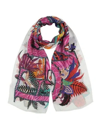 Ferragamo Woman Scarf Fuchsia Size - Silk In Pink