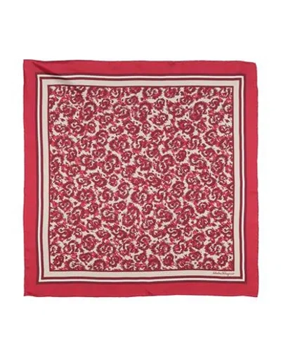 Ferragamo Woman Scarf Garnet Size - Silk In Red