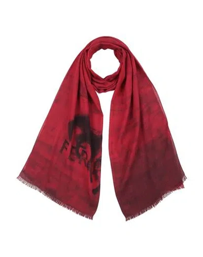 Ferragamo Woman Scarf Garnet Size - Wool In Yellow