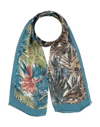 Ferragamo Woman Scarf Khaki Size - Silk In Sand