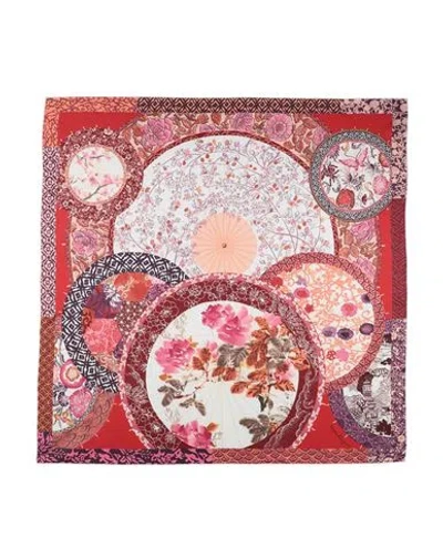 Ferragamo Woman Scarf Mauve Size - Silk In Multi