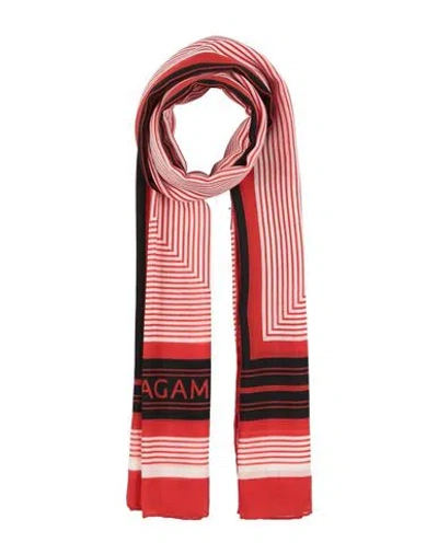 Ferragamo Woman Scarf Red Size - Wool