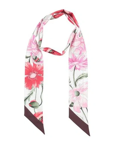 Ferragamo Woman Scarf White Size - Silk