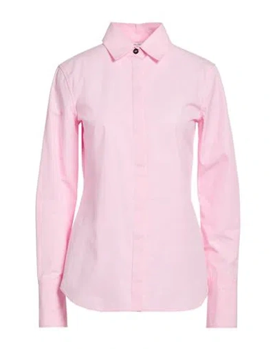 Ferragamo Woman Shirt Blush Size 8 Cotton In Pink