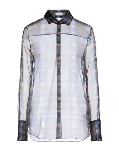 Ferragamo Woman Shirt Dark Brown Size 6 Polyester