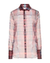 Ferragamo Woman Shirt Red Size 4 Polyester