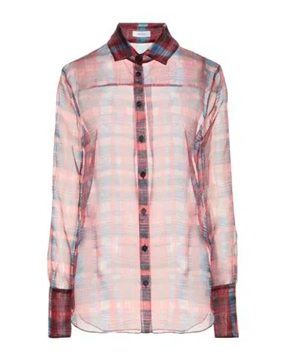 Ferragamo Woman Shirt Red Size 4 Polyester