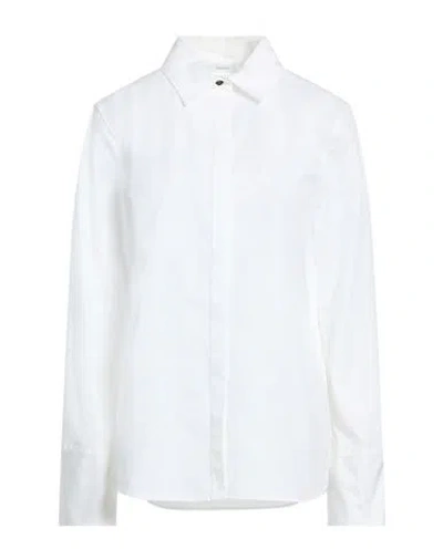 Ferragamo Woman Shirt White Size 12 Cotton