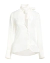 Ferragamo Woman Shirt White Size 6 Silk