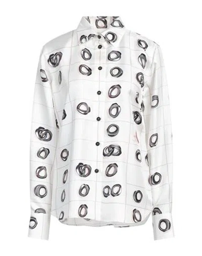 Ferragamo Woman Shirt White Size 8 Silk