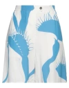 Ferragamo Woman Shorts & Bermuda Shorts Azure Size 6 Viscose In Blue