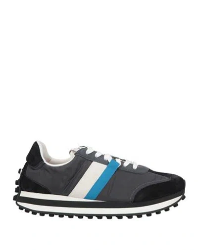 Ferragamo Woman Sneakers Black Size 6.5 Calfskin, Acrylic