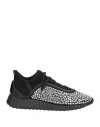 Ferragamo Woman Sneakers Black Size 7.5 Textile Fibers In Black