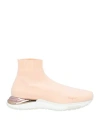 Ferragamo Woman Sneakers Light Pink Size 8 Textile Fibers In Pink